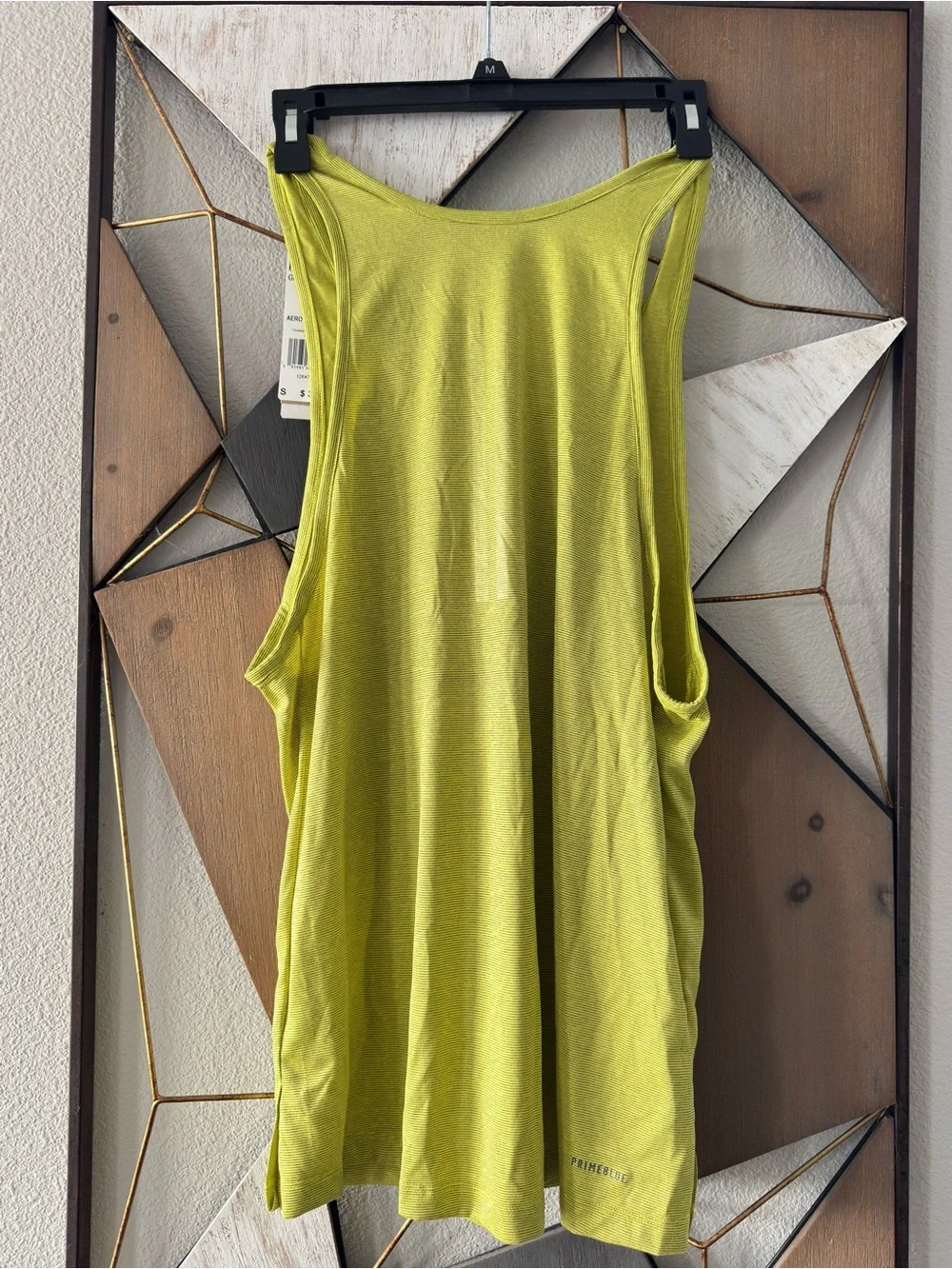 adidas Neon Yellow Performance Tank Top